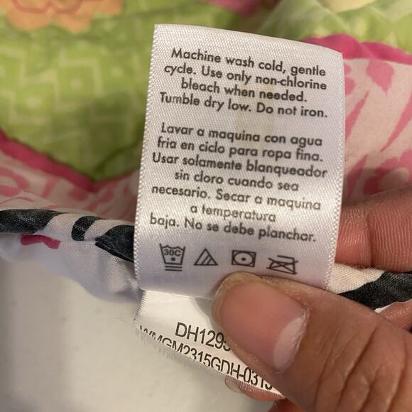 Y2K Garanimals Baby Blanket Quilt 31.5X41” Animal Giraffe Monkey Butterfly Cat - Picture 7 of 9